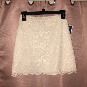Hollister Lace Mini Skirt